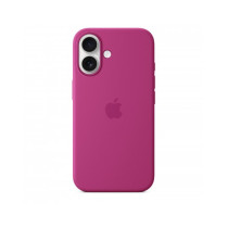 Custodia con Magsafe in Silicone per iPhone 16 - Fucsia