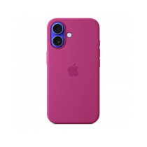Custodia con Magsafe in Silicone per iPhone 16 - Fucsia