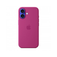 Custodia con Magsafe in Silicone per iPhone 16 - Fucsia