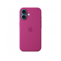 Custodia con Magsafe in Silicone per iPhone 16 - Fucsia