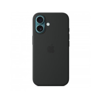 Custodia con Magsafe in Silicone per iPhone 16 - Nero