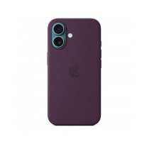 Custodia con Magsafe in Silicone per iPhone 16 - Prugna