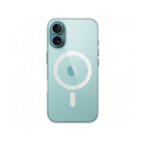 Custodia con Magsafe in Silicone per iPhone 16 - Trasparente