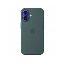 Custodia con Magsafe in Silicone per iPhone 16 - Verde Lago