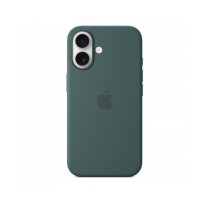 Custodia con Magsafe in Silicone per iPhone 16 - Verde Lago