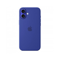 Custodia con Magsafe in Silicone per iPhone 16 Plus - Blu Oltremare