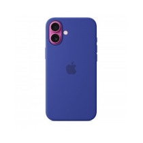 Custodia con Magsafe in Silicone per iPhone 16 Plus - Blu Oltremare