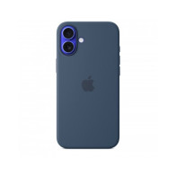 Custodia con Magsafe in Silicone per iPhone 16 Plus - Denim