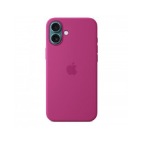 Custodia con Magsafe in Silicone per iPhone 16 Plus - Fucsia