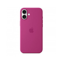 Custodia con Magsafe in Silicone per iPhone 16 Plus - Fucsia