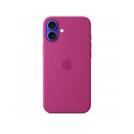 Custodia con Magsafe in Silicone per iPhone 16 Plus - Fucsia