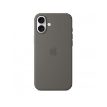 Custodia con Magsafe in Silicone per iPhone 16 Plus - Grigio Pietra