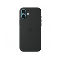Custodia con Magsafe in Silicone per iPhone 16 Plus - Nero