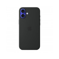Custodia con Magsafe in Silicone per iPhone 16 Plus - Nero