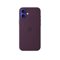 Custodia con Magsafe in Silicone per iPhone 16 Plus - Prugna