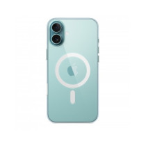 Custodia con Magsafe in Silicone per iPhone 16 Plus - Trasparente