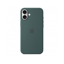 Custodia con Magsafe in Silicone per iPhone 16 Plus - Verde Lago