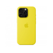 Custodia con Magsafe in Silicone per iPhone 16 Pro - Giallo carambola