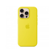 Custodia con Magsafe in Silicone per iPhone 16 Pro - Giallo carambola