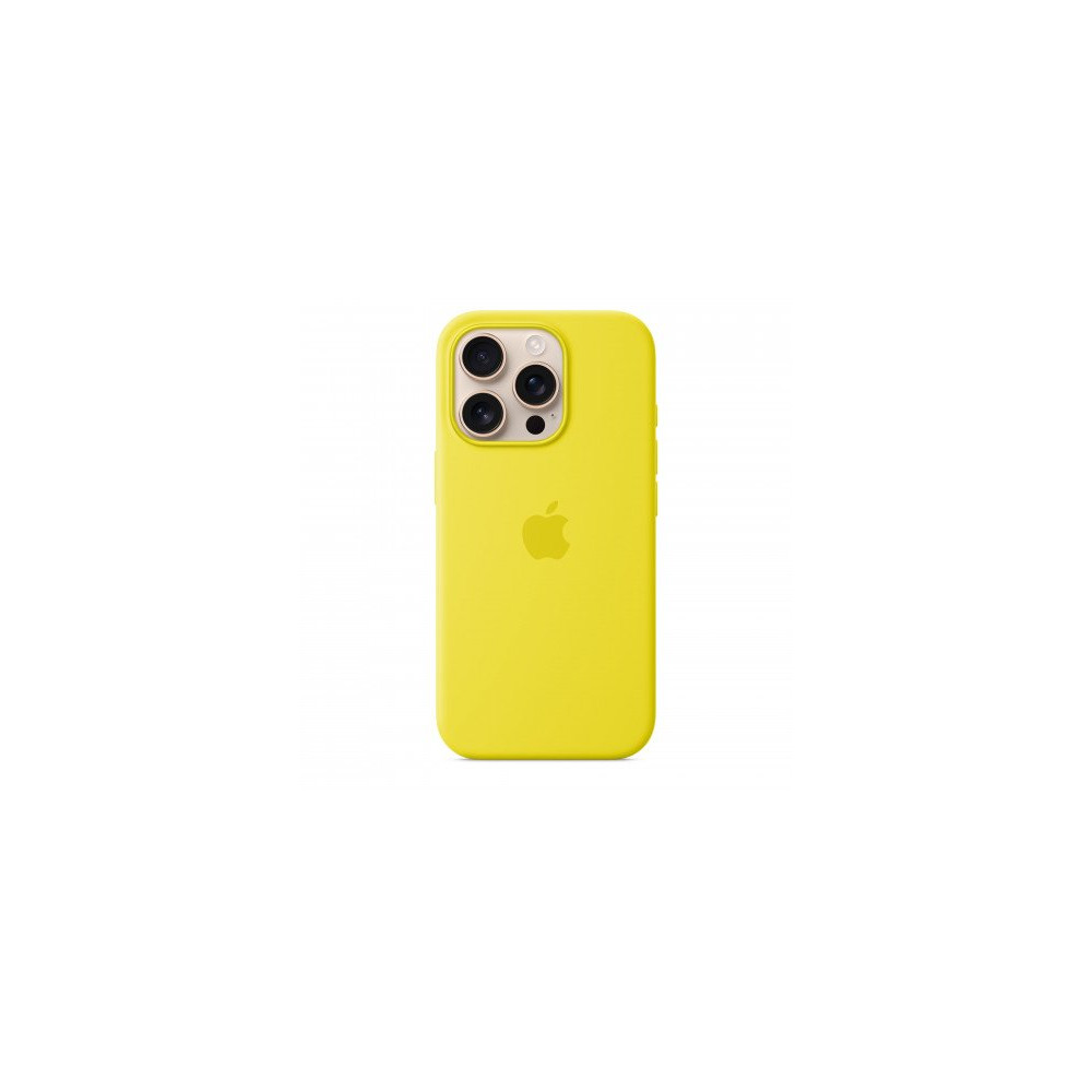 Custodia con Magsafe in Silicone per iPhone 16 Pro - Giallo carambola