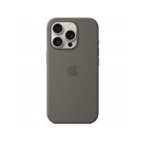 Custodia con Magsafe in Silicone per iPhone 16 Pro - Grigio Pietra