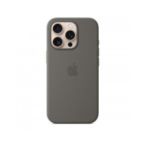 Custodia con Magsafe in Silicone per iPhone 16 Pro - Grigio Pietra