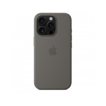 Custodia con Magsafe in Silicone per iPhone 16 Pro - Grigio Pietra