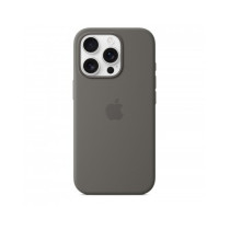 Custodia con Magsafe in Silicone per iPhone 16 Pro - Grigio Pietra
