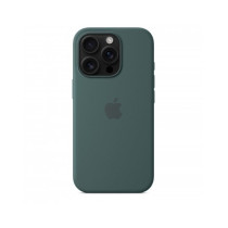 Custodia con Magsafe in Silicone per iPhone 16 Pro - Verde Lago