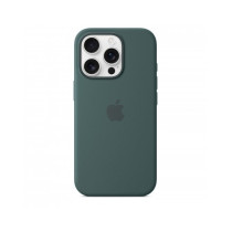Custodia con Magsafe in Silicone per iPhone 16 Pro - Verde Lago