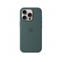 Custodia con Magsafe in Silicone per iPhone 16 Pro - Verde Lago