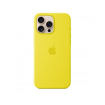 Custodia con Magsafe in Silicone per iPhone 16 Pro Max - Giallo carambola