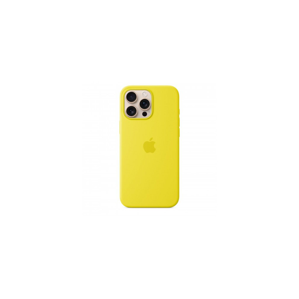 Custodia con Magsafe in Silicone per iPhone 16 Pro Max - Giallo carambola