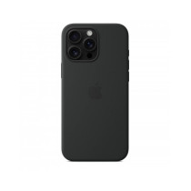 Custodia con Magsafe in Silicone per iPhone 16 Pro Max - Nero