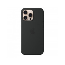 Custodia con Magsafe in Silicone per iPhone 16 Pro Max - Nero
