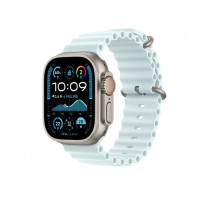 Estensione per cinturino Apple Watch 44/45/46/49mm - Ocean - Titanio Naturale - Blu Ghiaccio - Misura Unica