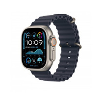 Estensione per cinturino Apple Watch 44/45/46/49mm - Ocean - Titanio Naturale - Blu Navy - Misura Unica