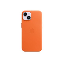 Custodia con Magsafe in Pelle per iPhone 14 - Arancione