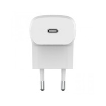 CARICABATTERIE 20W CON CAVO DA USB-C A USB-C - BIANCO