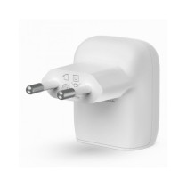 CARICABATTERIE 20W CON CAVO DA USB-C A USB-C - BIANCO