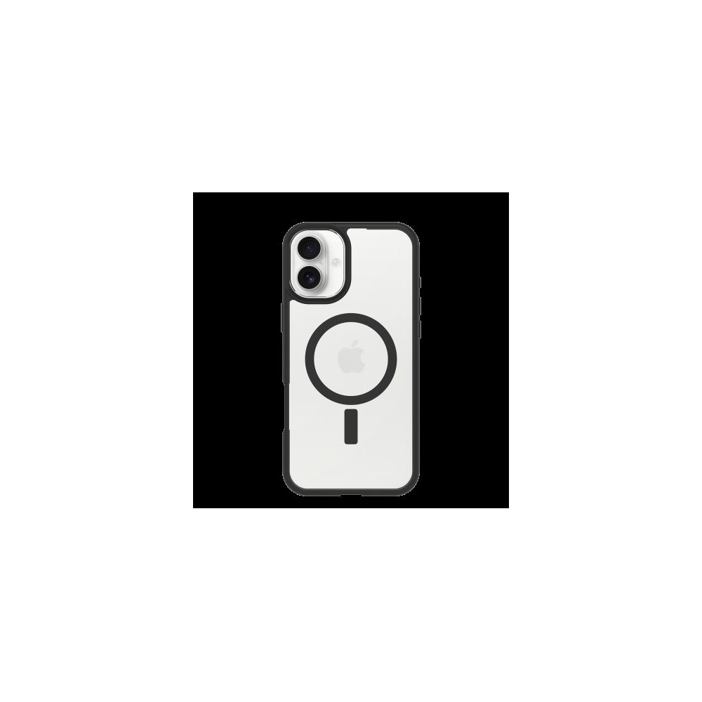 OtterBox React MagSafe Apple iPhone 16 Plus Black Crystal - clear/black