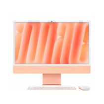 iMac arancione - Vetro standard - RAM 16GB di memoria unificata - HD SSD 2TB - Magic Mouse - Magic Keyboard con Touch ID - Itali