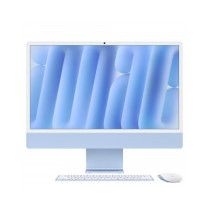 iMac blu - Vetro standard - RAM 24GB di memoria unificata - HD SSD 2TB - Magic Trackpad - Magic Keyboard con Touch ID e tastieri