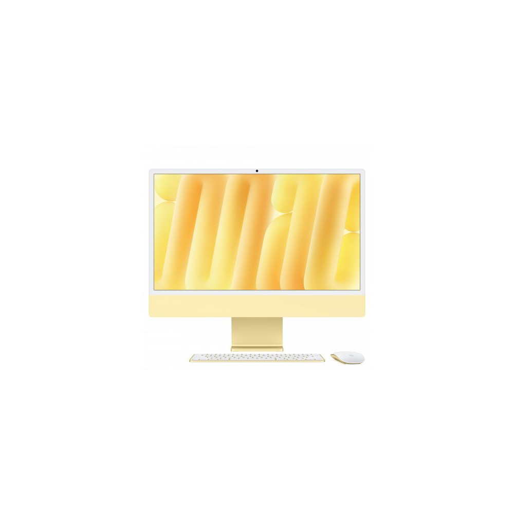 iMac giallo - RAM 16GB di memoria unificata - HD SSD 512GB - Gigabit Ethernet - Magic Mouse - Magic Keyboard - Italiano