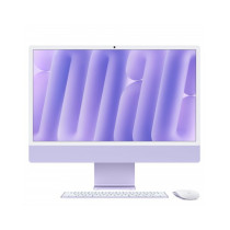 iMac viola - RAM 24GB di memoria unificata - HD SSD 512GB - Gigabit Ethernet - Magic Mouse - Magic Keyboard con Touch ID e tasti