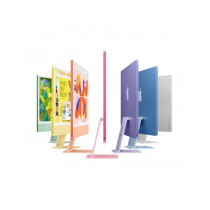 iMac viola - Vetro con nanotexture - RAM 24GB di memoria unificata - HD SSD 2TB - Magic Trackpad - Magic Keyboard con Touch ID e