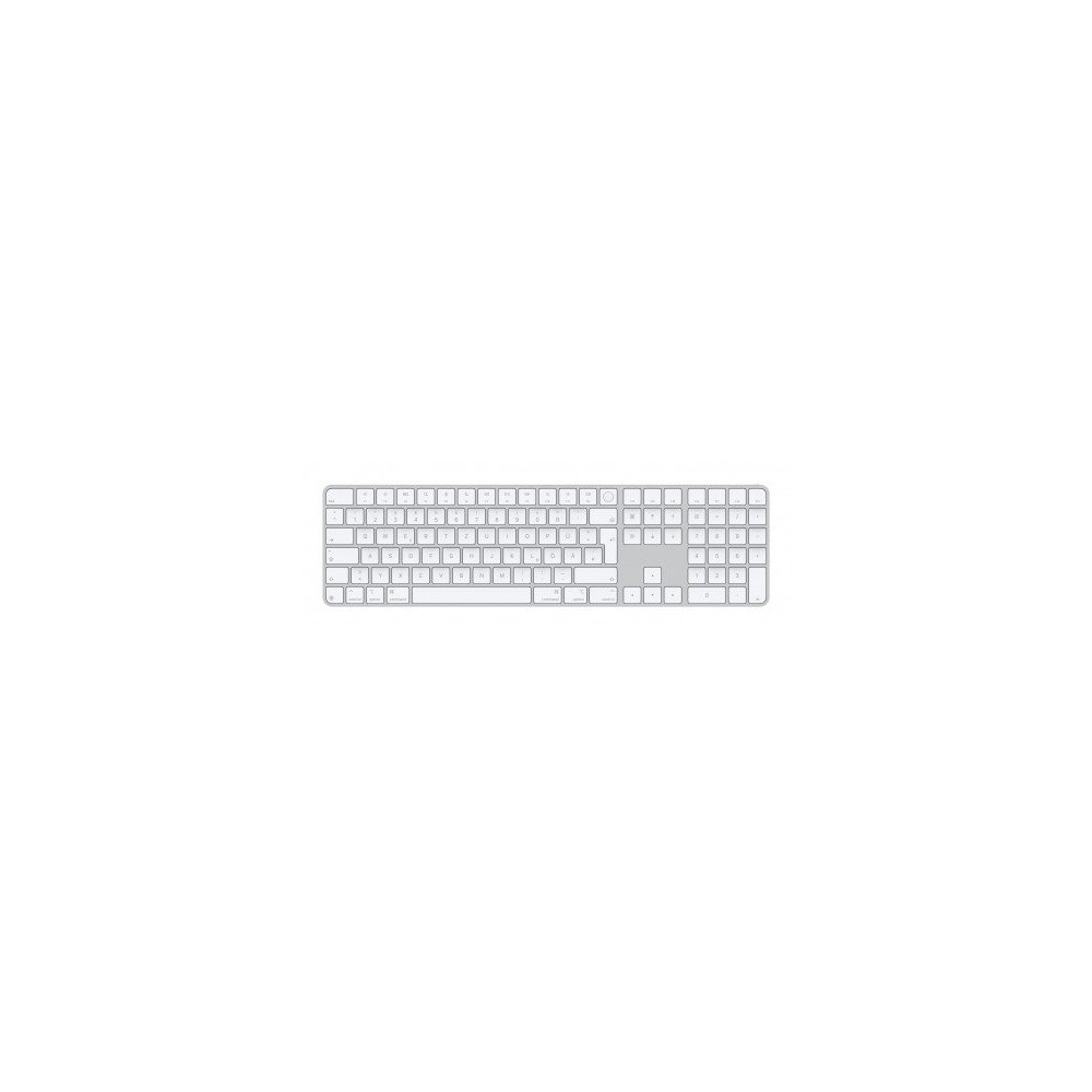 Magic Keyboard con Touch ID and Numeric Keypad per Mac models con Apple silicon - German - Bianco Keys  con porta USB-C