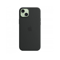 Custodia con Magsafe in Silicone per iPhone 15 Plus - Nero