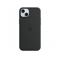 Custodia con Magsafe in Silicone per iPhone 15 Plus - Nero