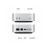 Mac mini - Chip Apple M4 Pro con CPU 14-core, GPU 20-core, Neural Engine 16-core - RAM 24GB di memoria unificata - HD SSD 512GB 